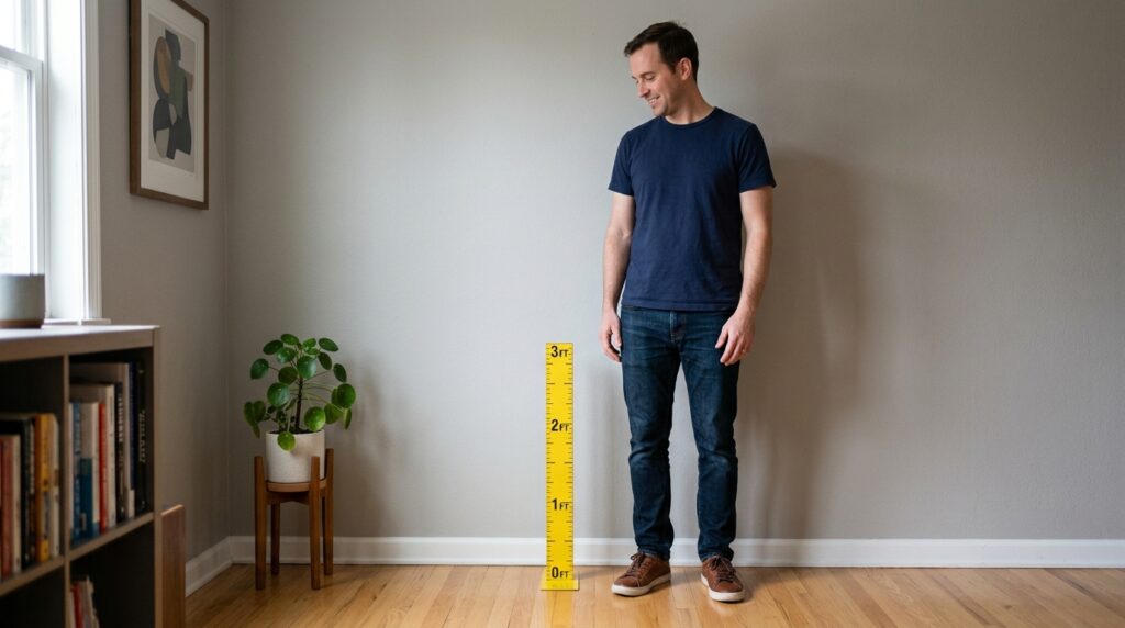 3 Feet Compared to Human