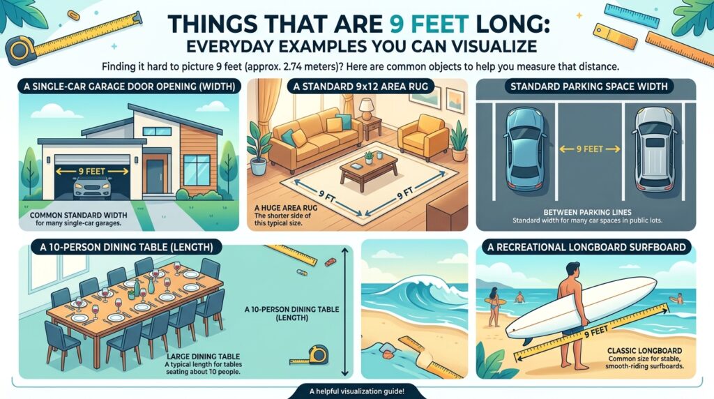 Things That Are 9 Feet Long: Everyday Examples You Can Visualize