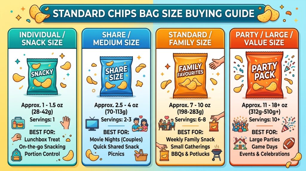 Standard Chips Bag Size Buying Guide