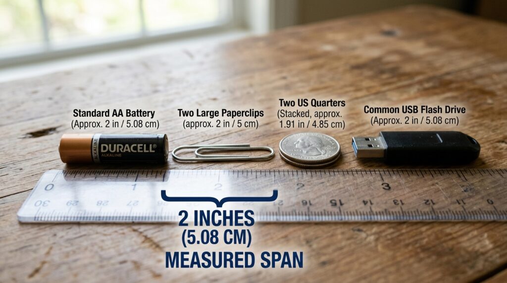 How Big Is 2 Inches Compared to Common Objects