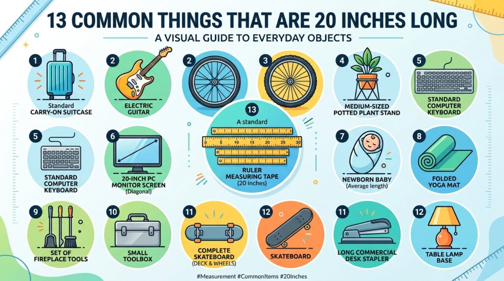 13 Common Things That Are 20 Inches Long