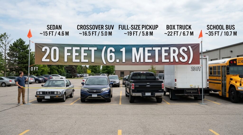 20 Feet Compared to Vehicles: Cars, Trucks, and Transportation