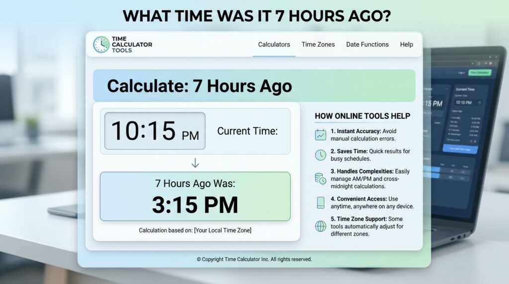 7 Hours Ago Calculator