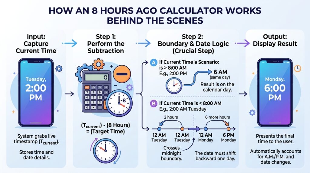 How an 8 Hours Ago Calculator Works