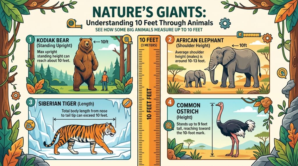 10 Feet Through Animals