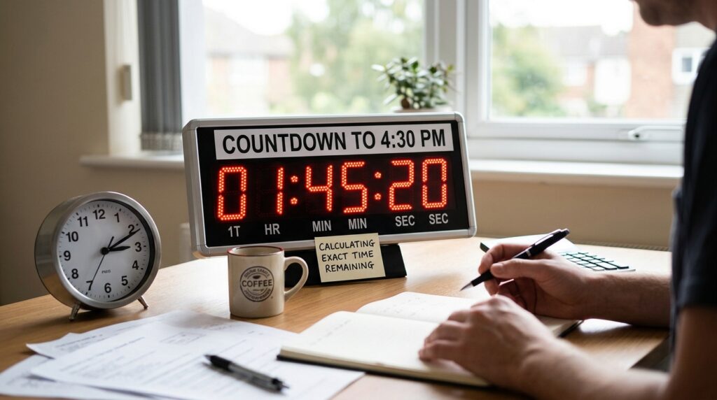  Exact Time Until 4:30 PM