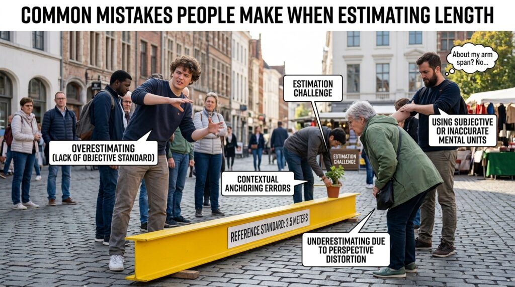Common Mistakes People Make When Estimating Length