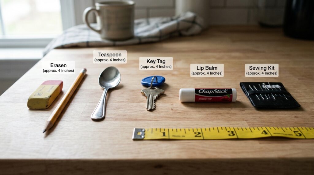 4 Inches Long: Household Items You See Every Day