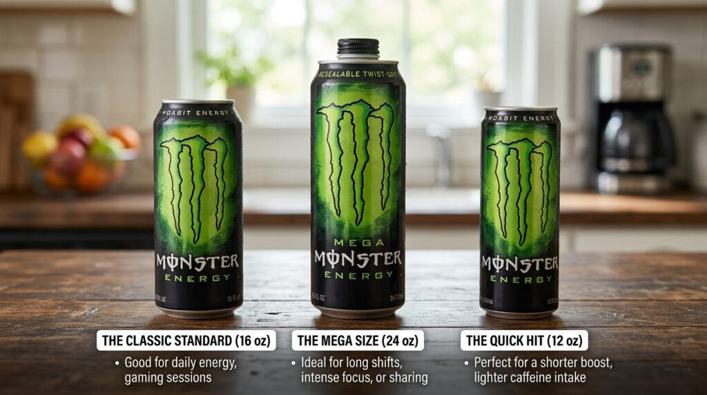 Monster Can Comparison