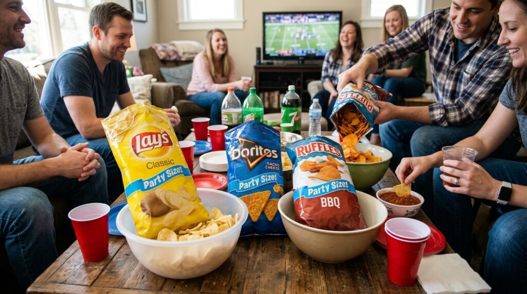 Party Size Chips Bag: Planning Snacks For Groups