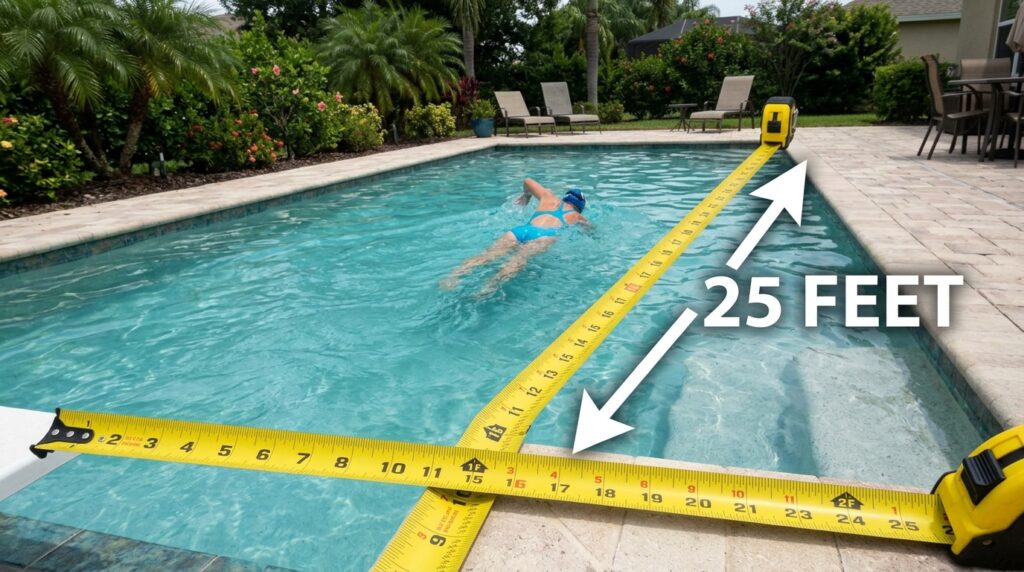 2. A Swimming Pool Can Show How Long 25 Feet Feels