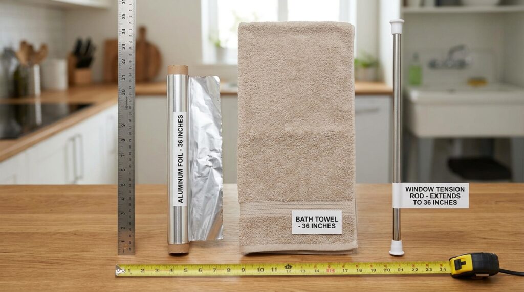 Common Things That Are 36 Inches Long Around the House