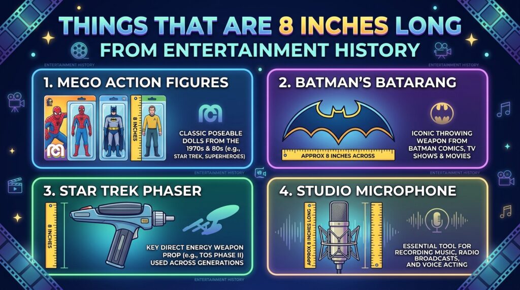 Things That Are 8 Inches Long from Entertainment History