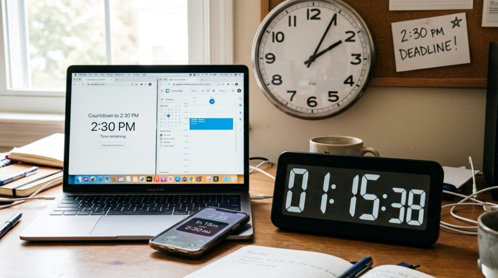 Tools That Help You Track the Countdown to 2:30 PM