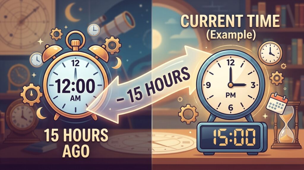 What Time Was It 15 Hours Ago: How Tools and Human Thinking Work Together