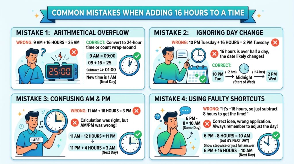 When Adding 16 Hours