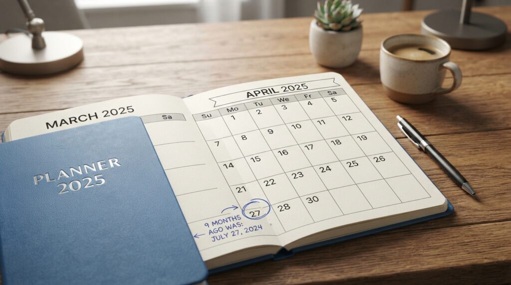 Date in the 2025 Calendar