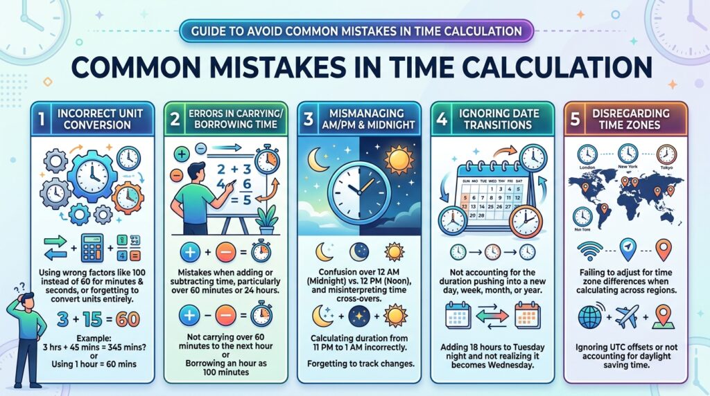 Common Mistakes in Time Calculation