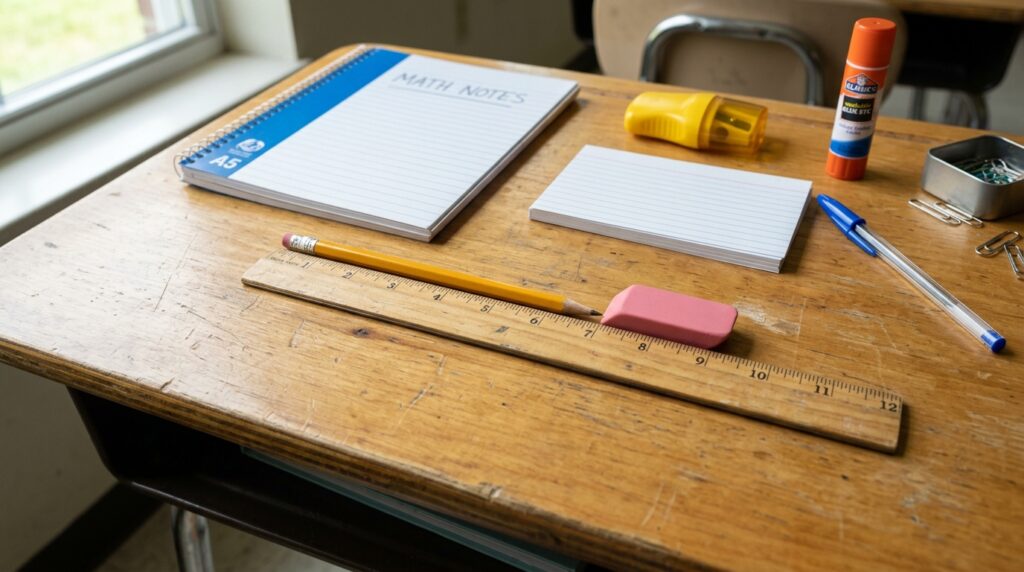School Supplies That Help Visualize 8 Inches