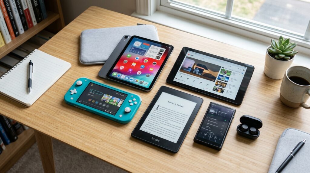 Devices and Portable Electronics Around 8 Inches