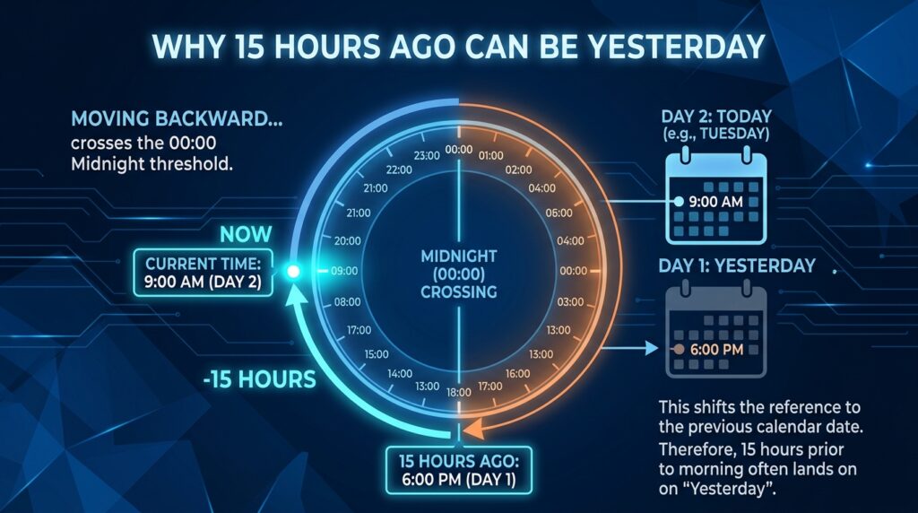 15 Hours Ago Can Be Yesterday