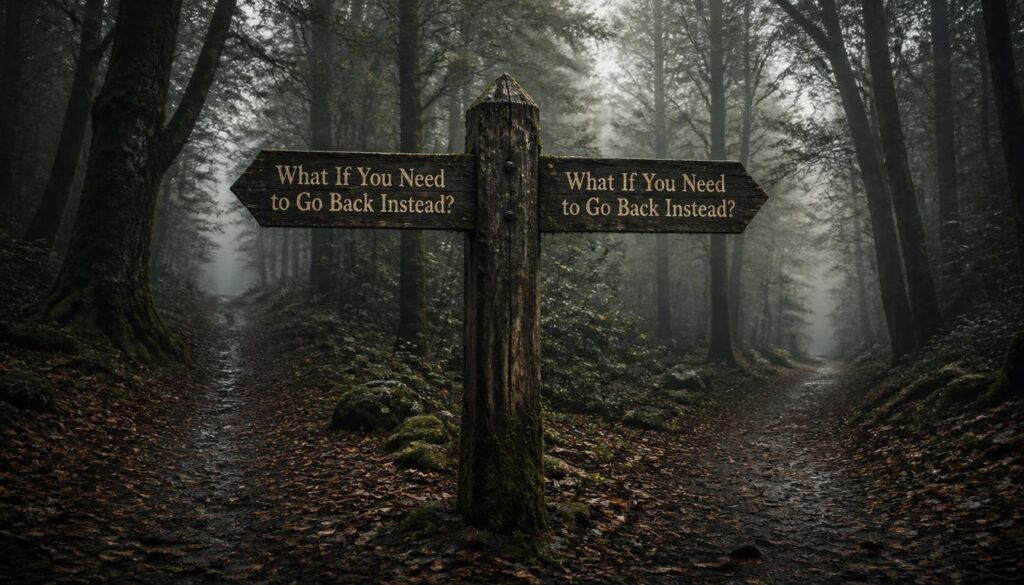 You Need to Go Back Instead?