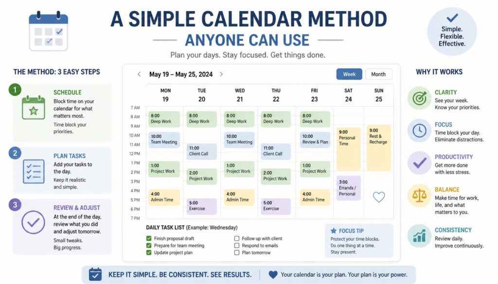 Calendar Method Anyone Can Use