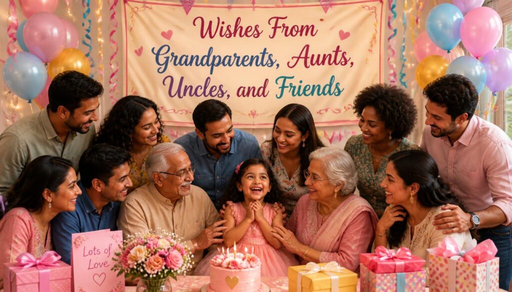 Grandparents, Aunts, Uncles, and Friends