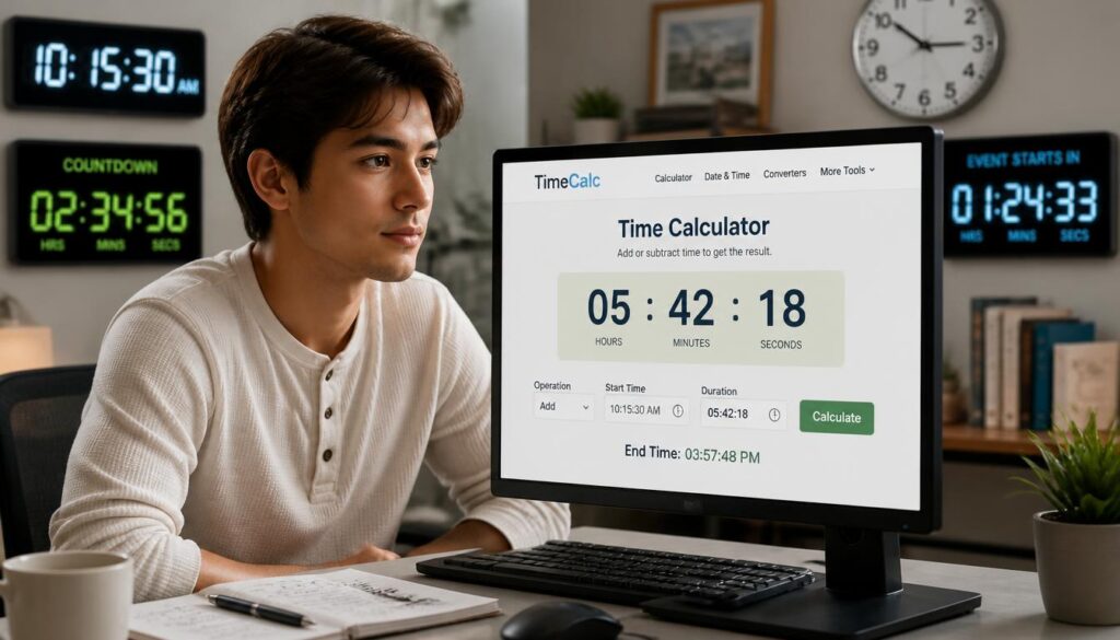 Calculator for Hours Ago