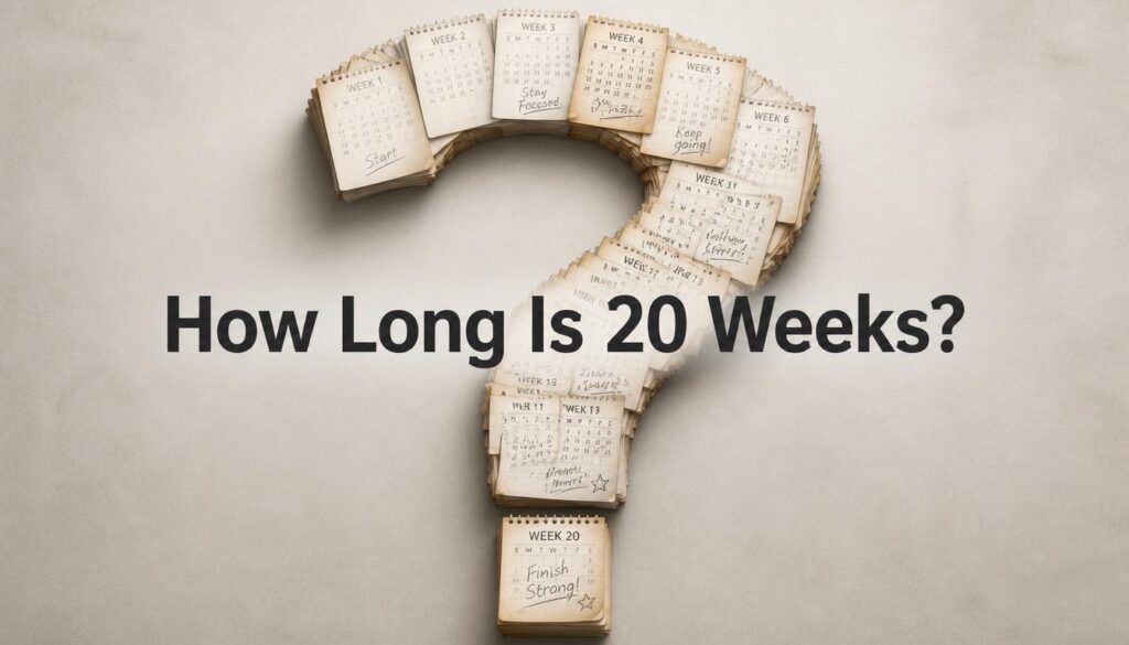 Long Is 20 Weeks?