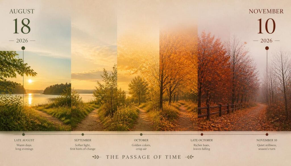 August 18, 2026 to November 10, 2026