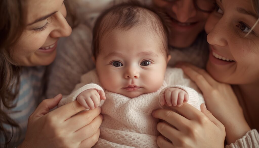 Girl Wishes for Parents and Grandparents