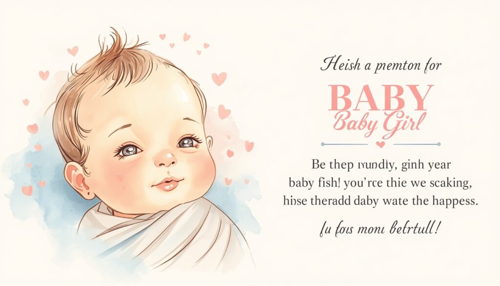 Lighthearted Baby Girl Wishes
