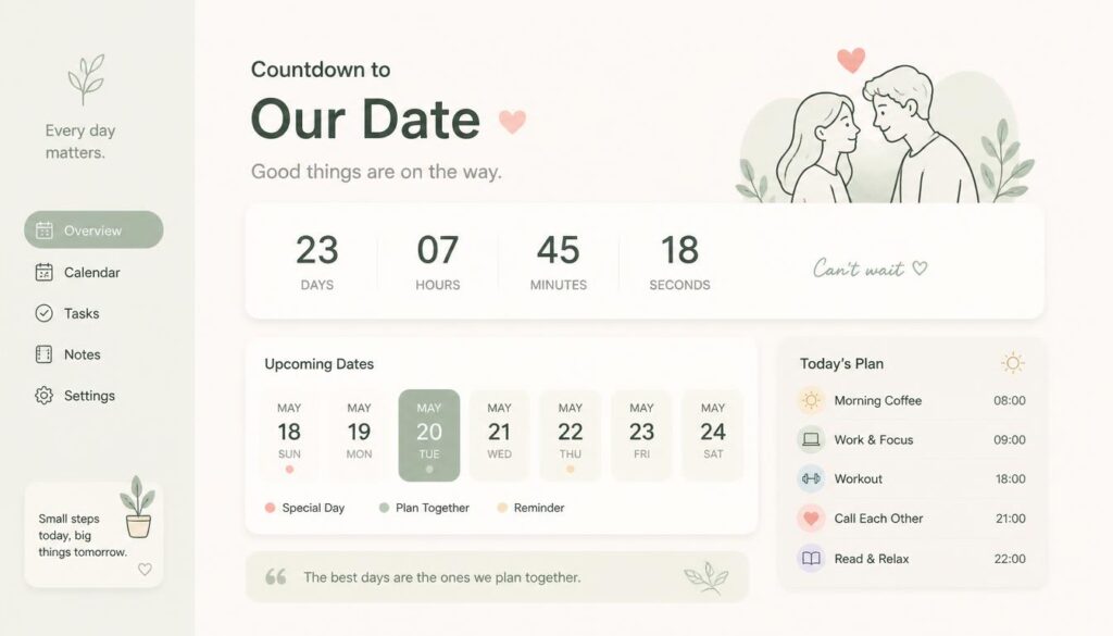 Countdown for Everyday Plans