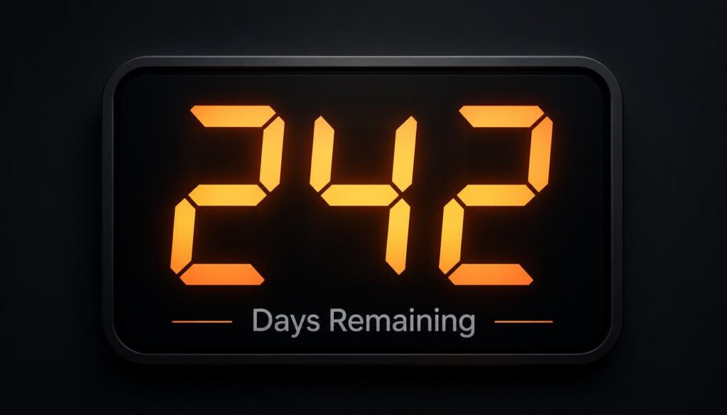 Turning 242 Days