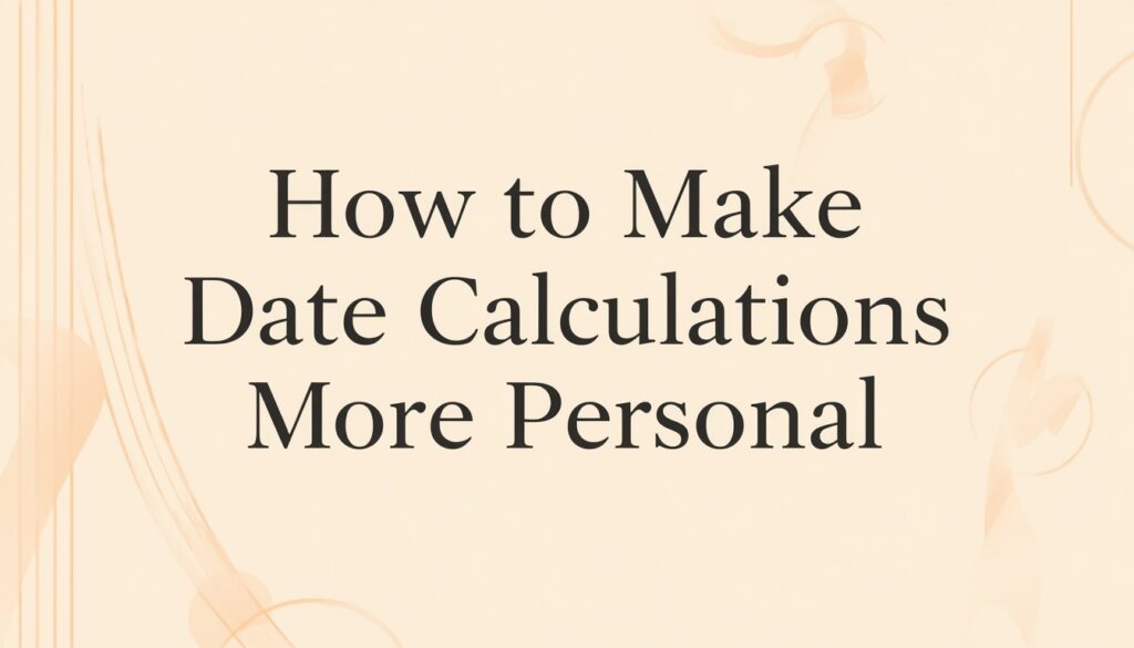 Date Calculations