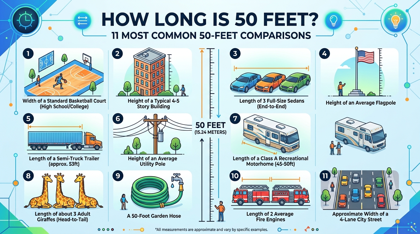 50 Feet Comparisons
