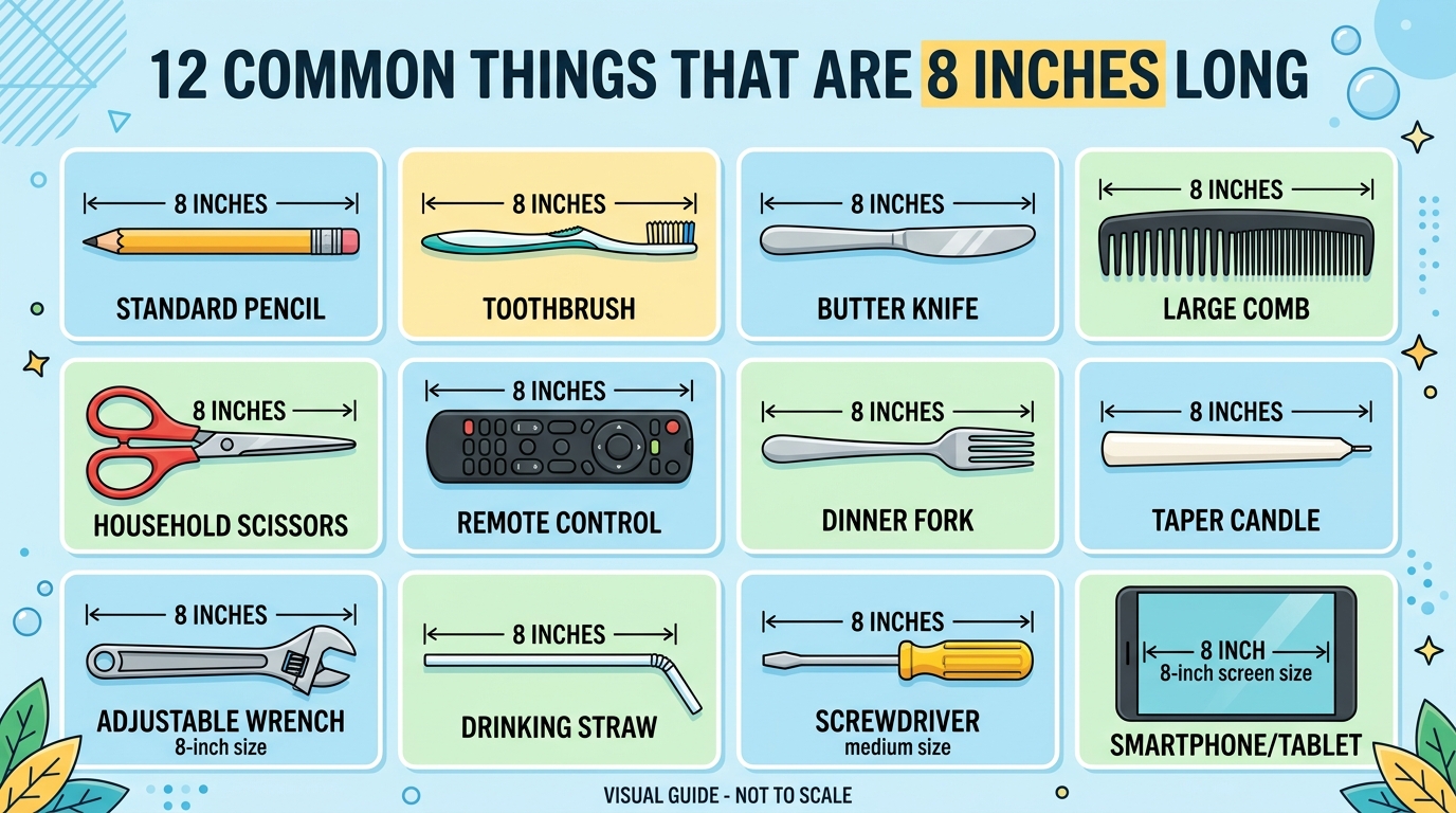 12 Common Things That Are 8 Inches Long