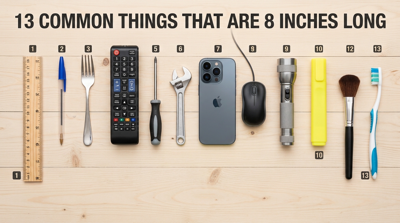 13 Common Things That Are 8 Inches Long