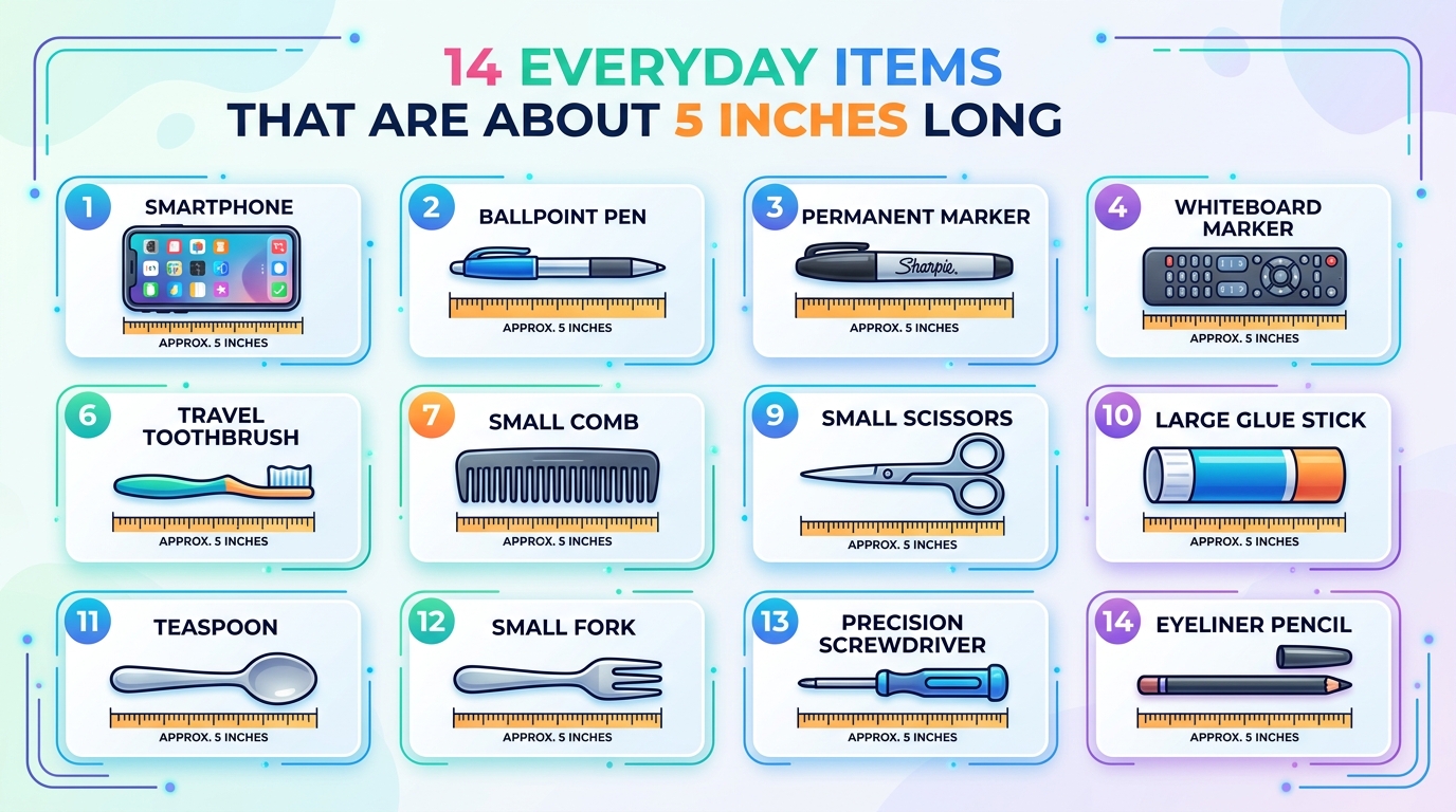 5 Inches Long