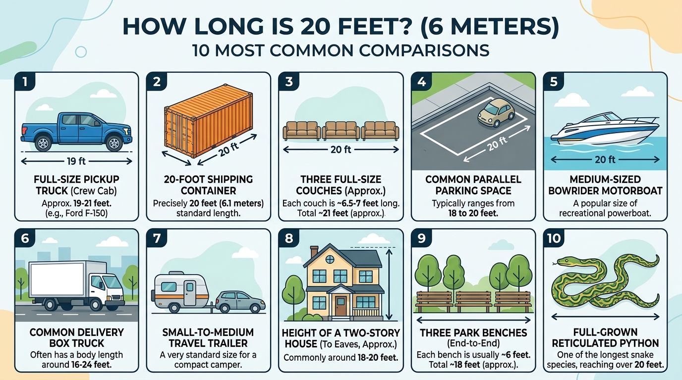 How Long Is 20 Feet?