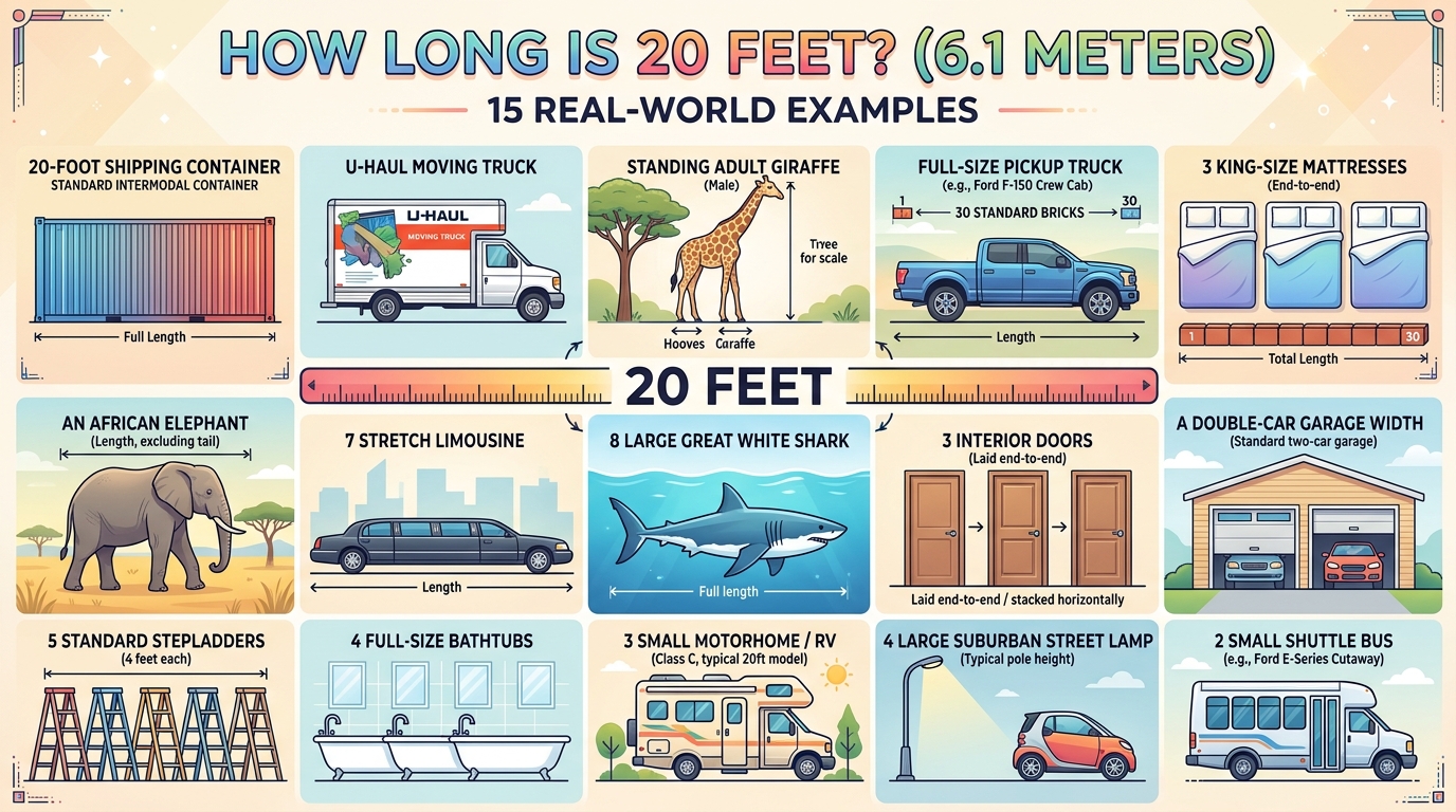How Long is 20 Feet? 15 Real World Examples