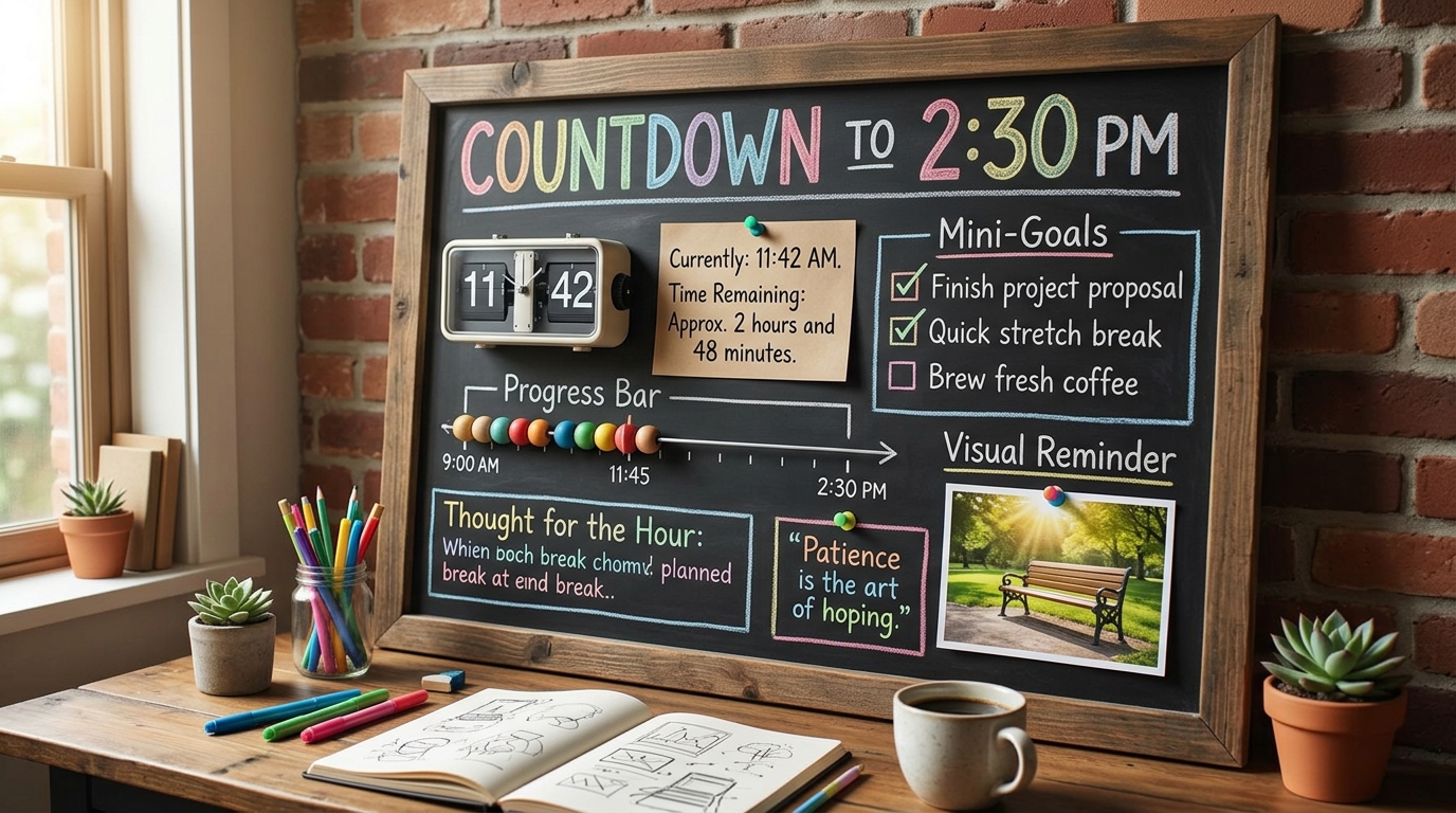 How Long Until 2:30 PM? A Creative Countdown Experience
