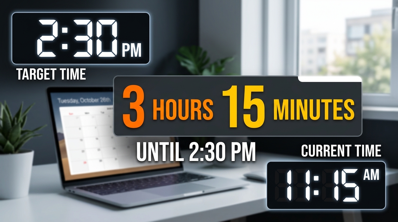 How Long Until 2:30 PM?