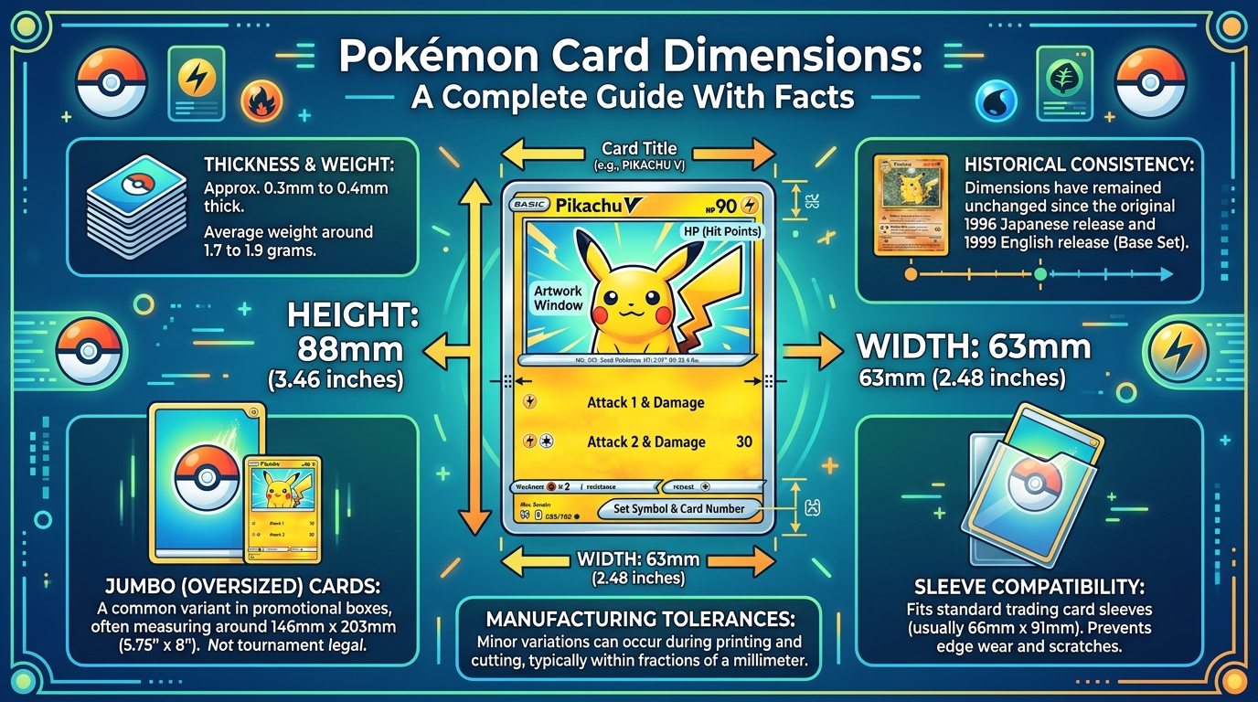 Pokémon Card Dimensions: A Complete Guide With Facts