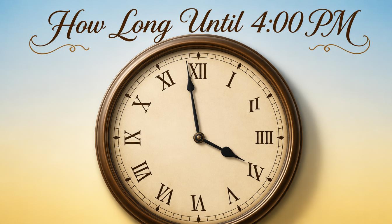 Until 4:00 PM?