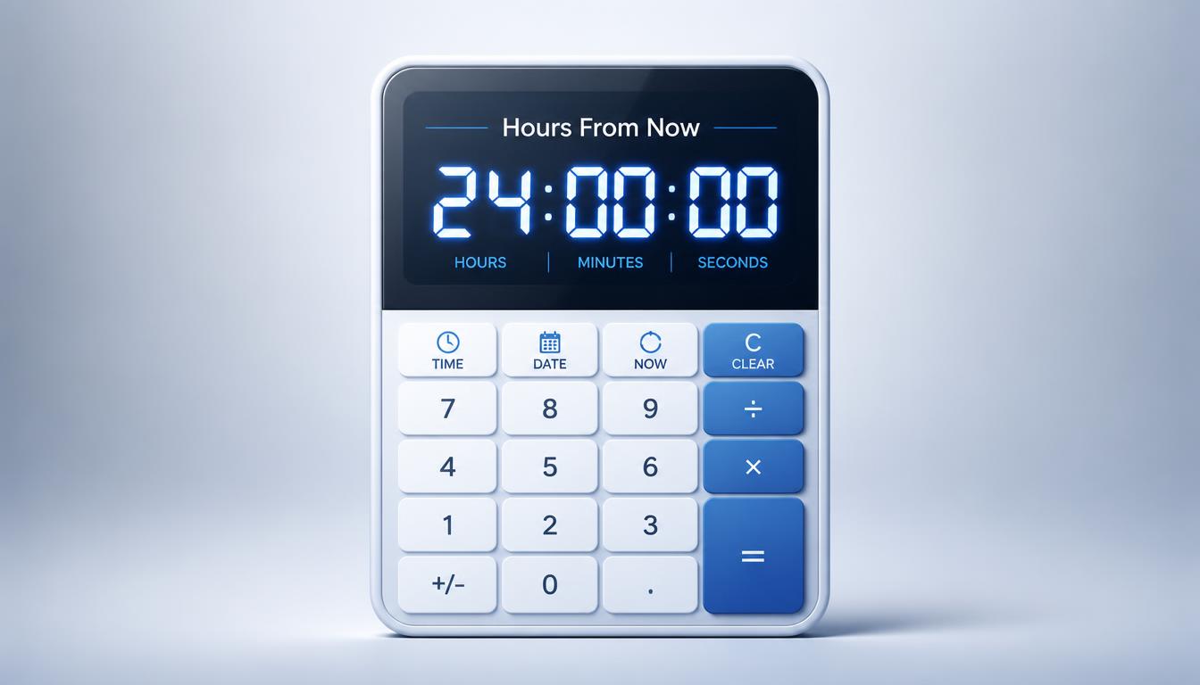 Hours From Now Calculator