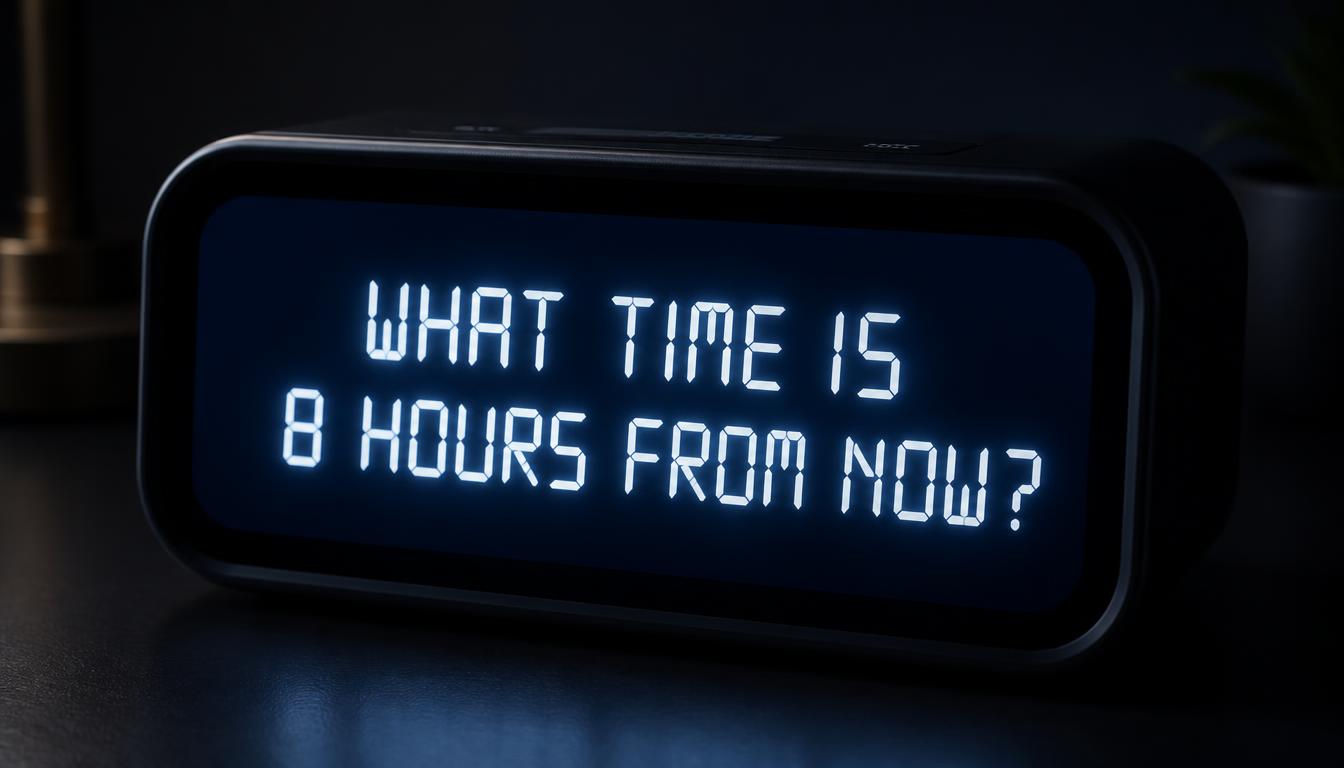 8 Hours From Now?